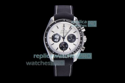 OM Factory Omega Speedmaster Snoopy 50th Anniversary Moonphase Watch Black Nylon